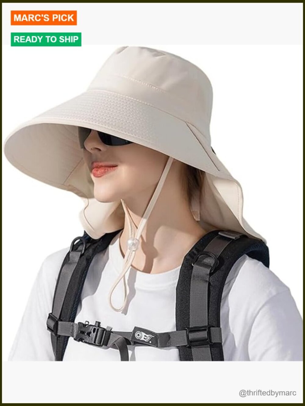 Wide Brim Sun Hat UV Protection Quick Dry Beach Bucket Hat